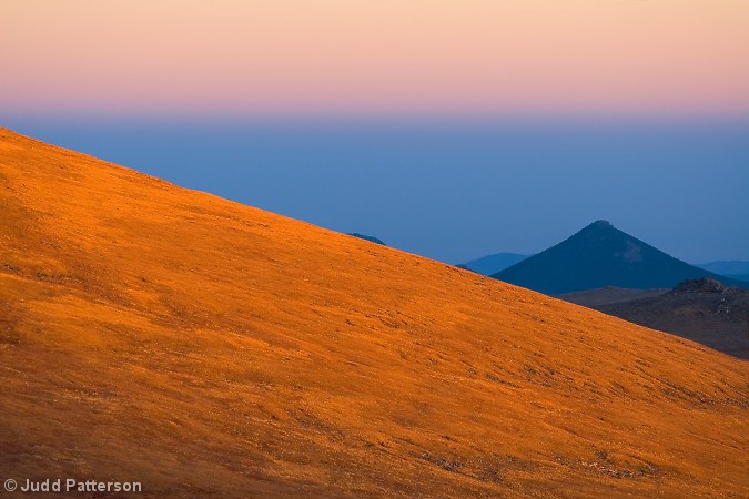 Dusk Reaches Estes Cone, Rocky Mountain National Park, Colorado, United States