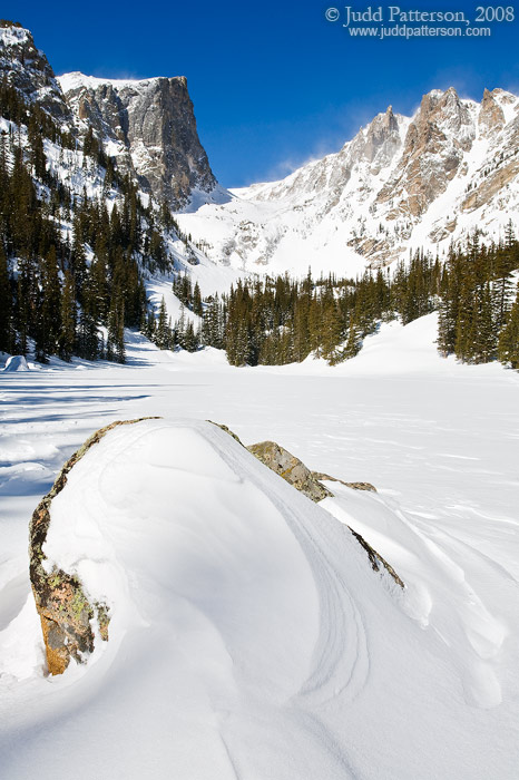 Frozen Dream Lake, Rocky Mountain National Park, Colorado, United States