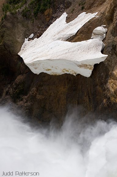 Titanic Ice, Yellowstone National Park, Wyoming, United States