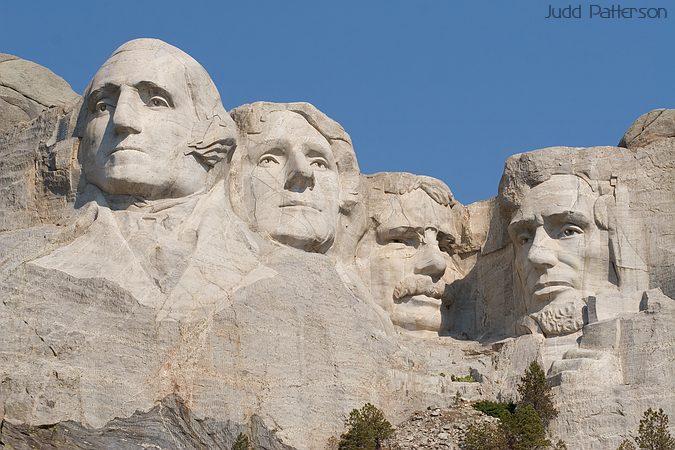 Washington, Jefferson, Roosevelt, and Lincoln, Mount Rushmore National Memorial, South Dakota, United States
