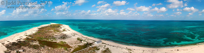 Loggerhead Key Lighthouse Panorama, Dry Tortugas National Park, Florida, United States