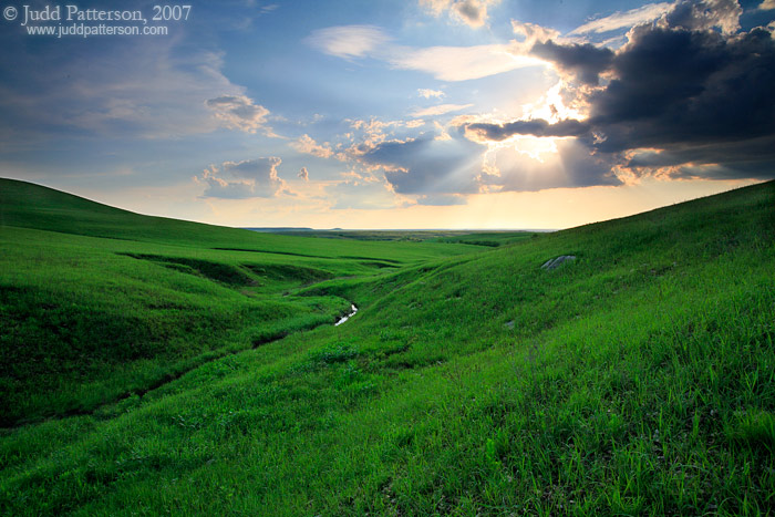 Spring Clouds, Konza Prairie, Kansas, United States