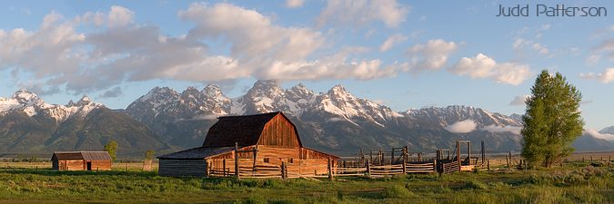 Sunrise on Mormon Row, Grand Teton National Park, Wyoming, United States