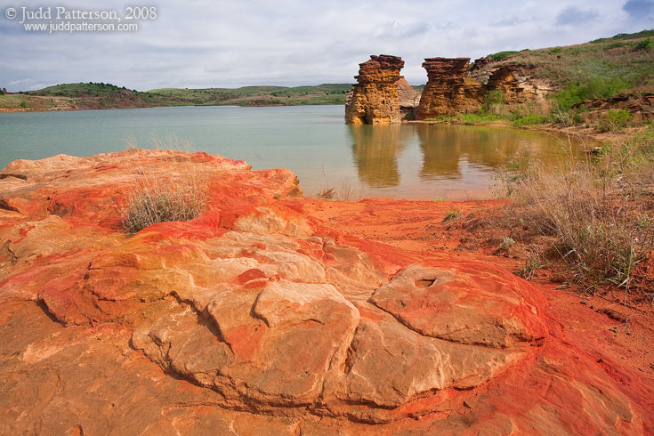 Sandstone, Wilson Lake, Kansas, United States